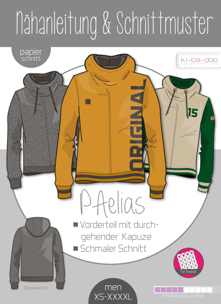 Herren - Schnittmuster PAelias - Hoodie